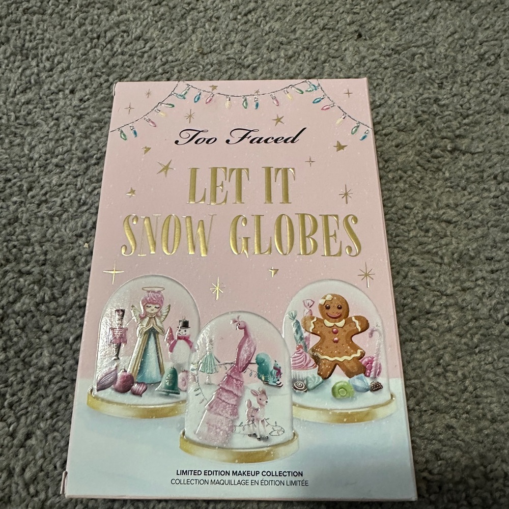 Too Faced Let It Snow Globes Collection - Pink and Gold